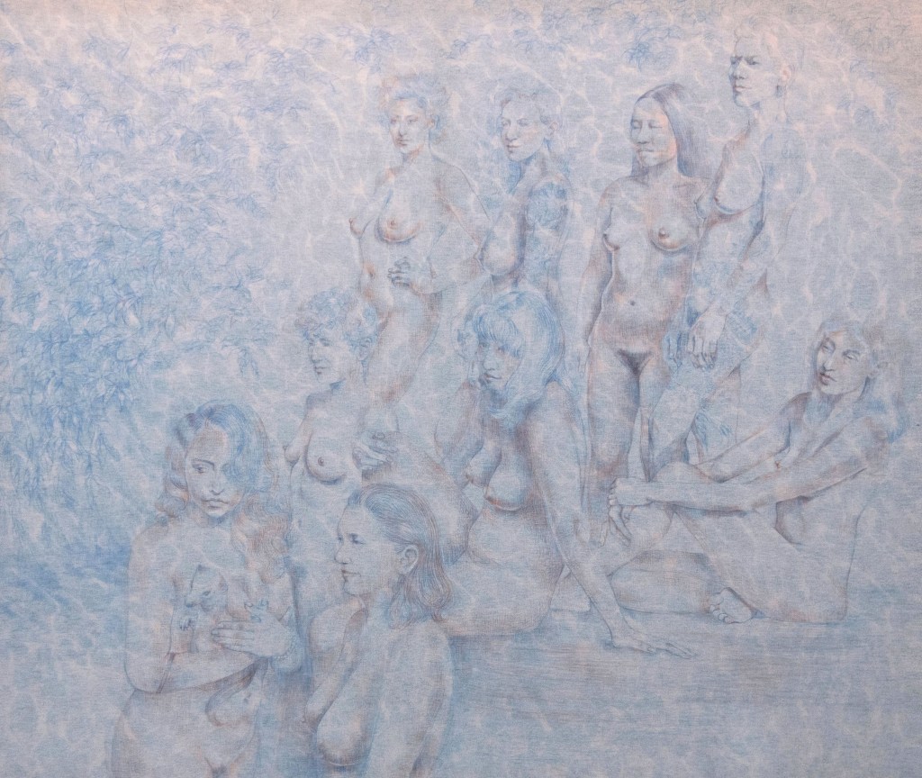 "Amazonas"  Pastell pencil on canvas, 2021